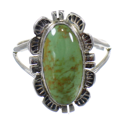 Sterling Silver Turquoise Southwest Jewelry Ring Size 5-1/2 FX92940